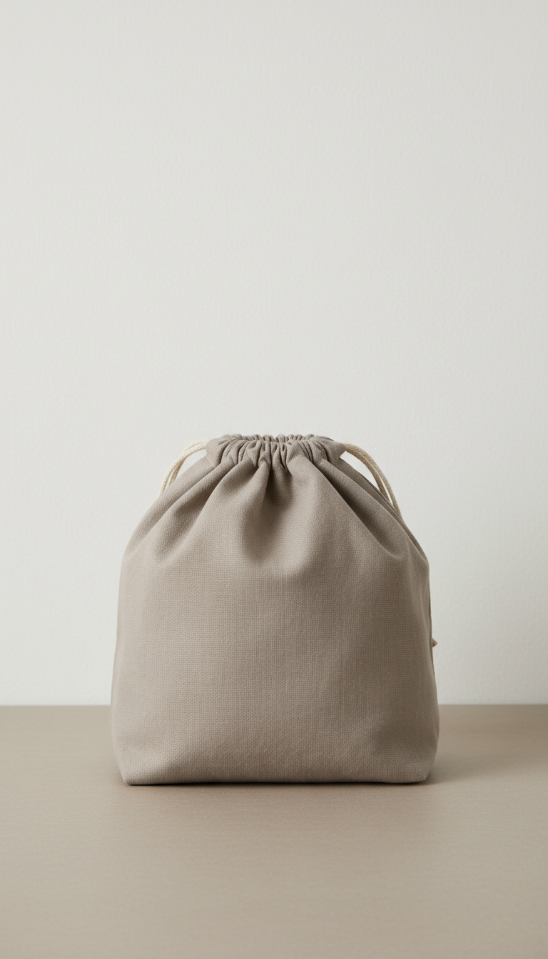 Organic Cotton Drawstring Pouch